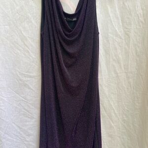 Armani Exchange Sparkling Purple Mini Dress